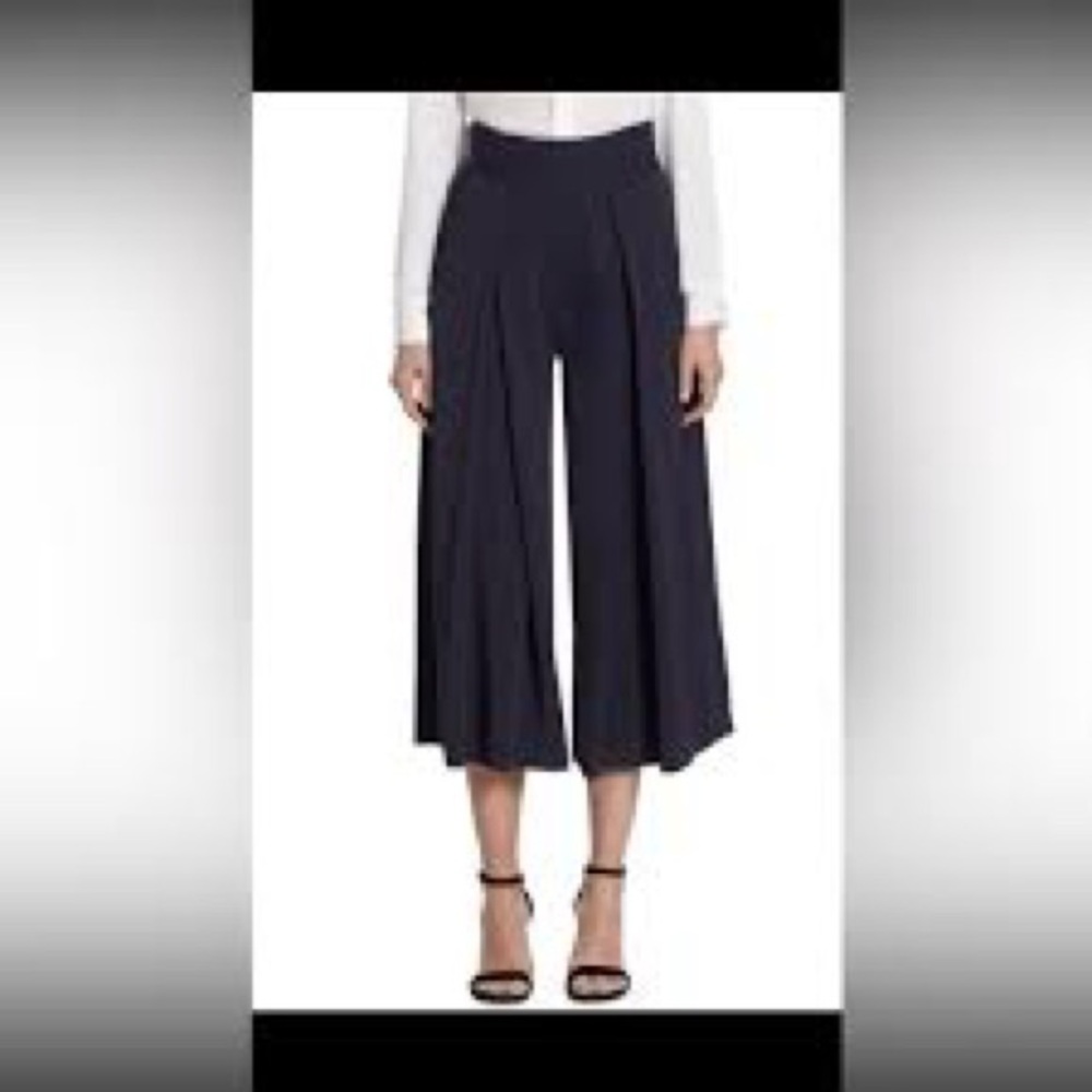 Ralph Lauren Navy Wide Leg Pants